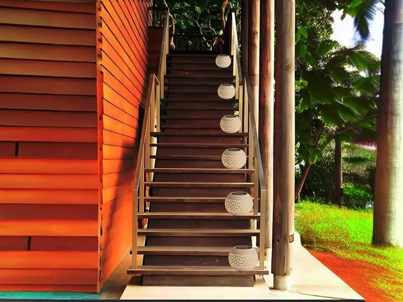 Solar Table Lanterns Outdoor Waterproo