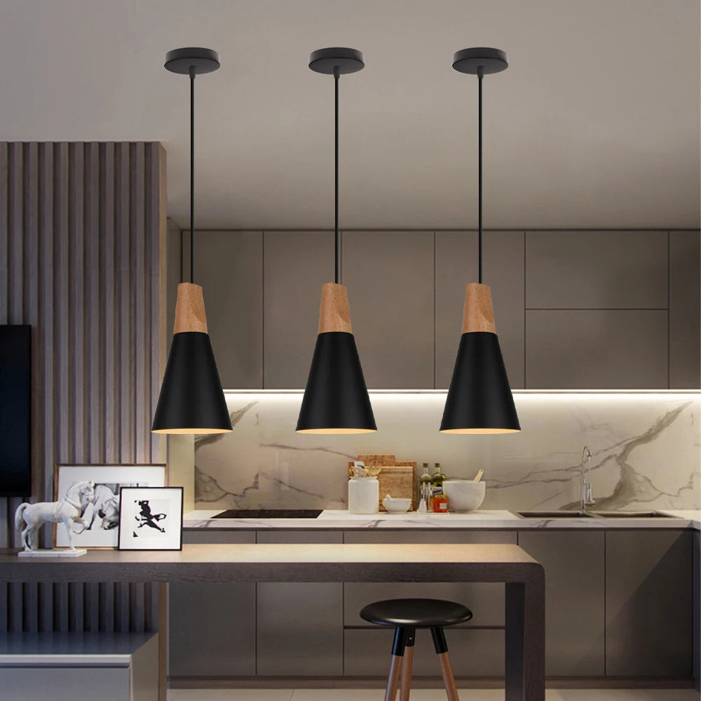 Modern Wood Pendant Lamps