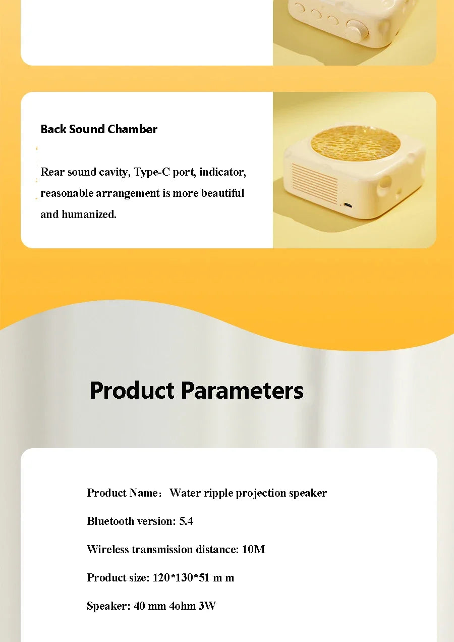 Portable Bluetooth Speaker Wave