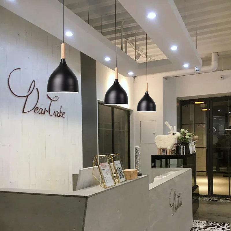 Modern Wood Pendant Lamps