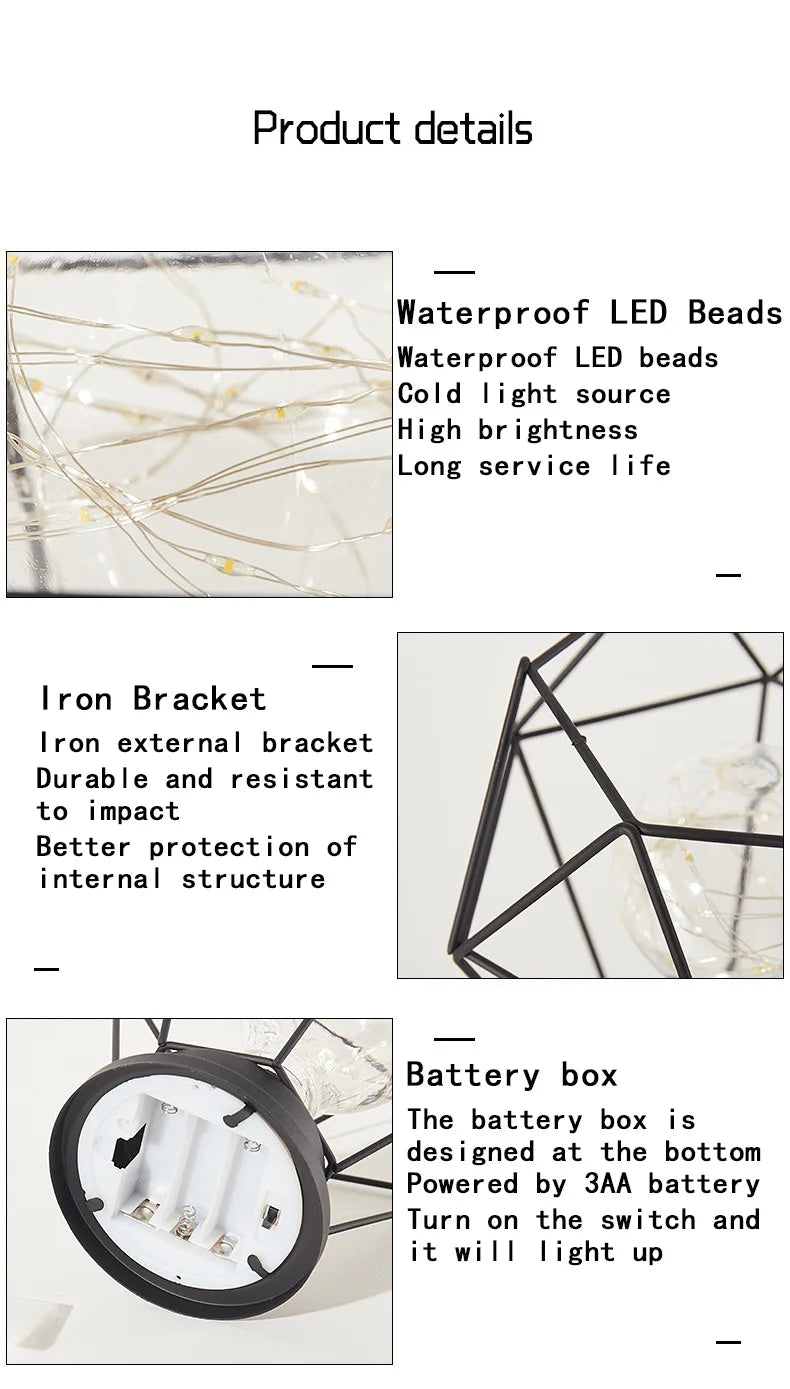 1PC Indoor Iron Wire