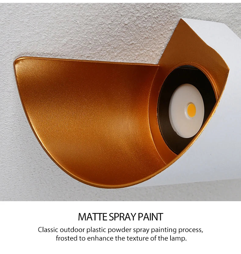 Spiral Design LED Wall Lamp