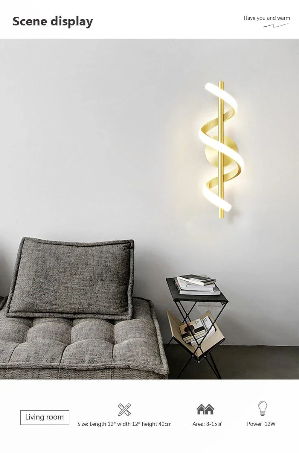 LED Wall Lamp Luxury