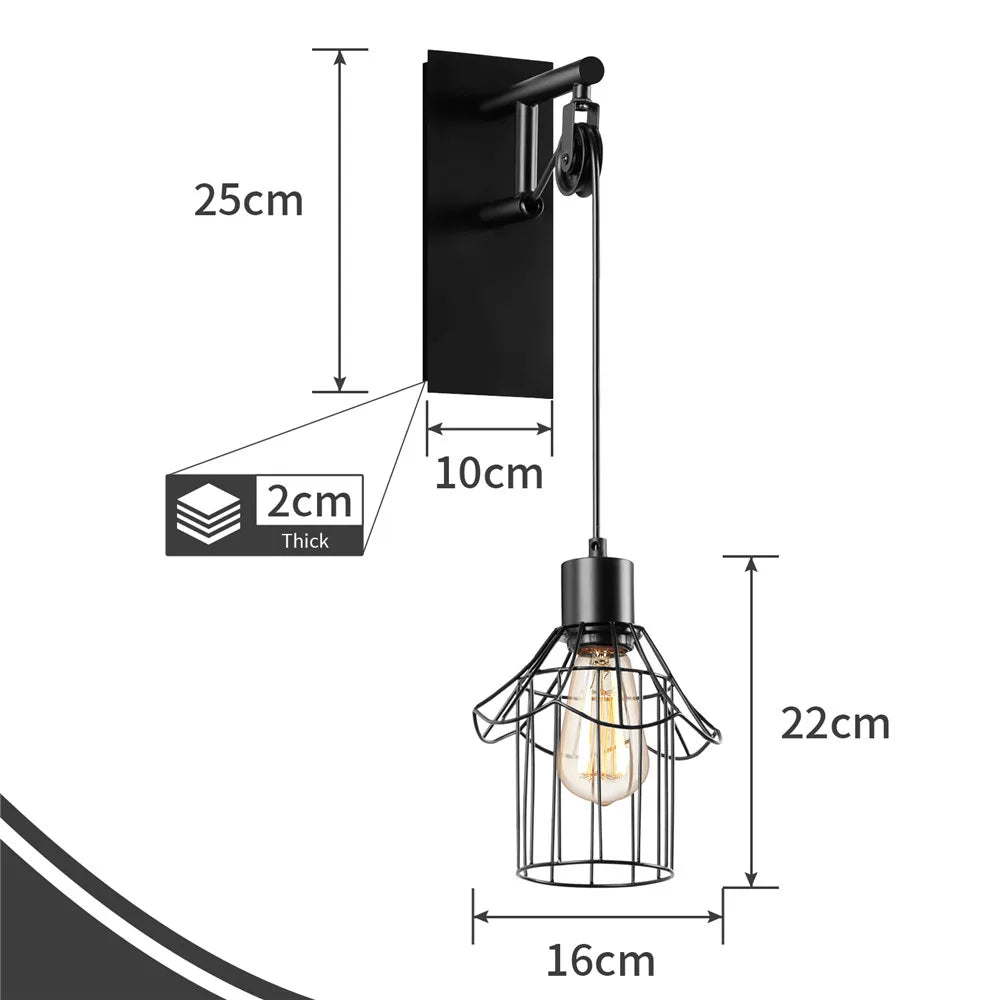 Vintage LED Wall Light