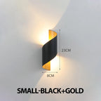 Spiral Design LED Wall Lamp