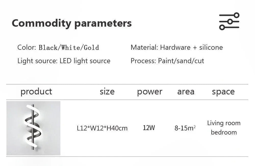 LED Wall Lamp Luxury