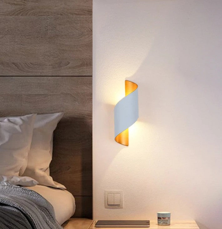 Spiral Design LED Wall Lamp