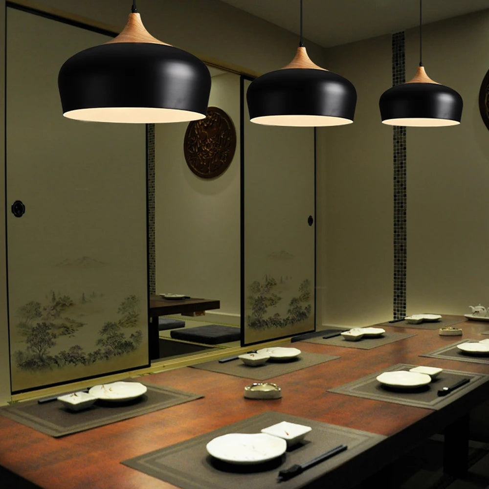 Modern Wood Pendant Lamps