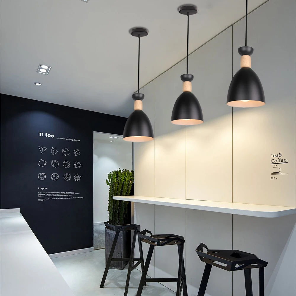 Modern Wood Pendant Lamps