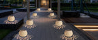 Solar Table Lanterns Outdoor Waterproo